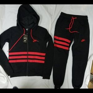 Nike Zip Up Hoodie and pants